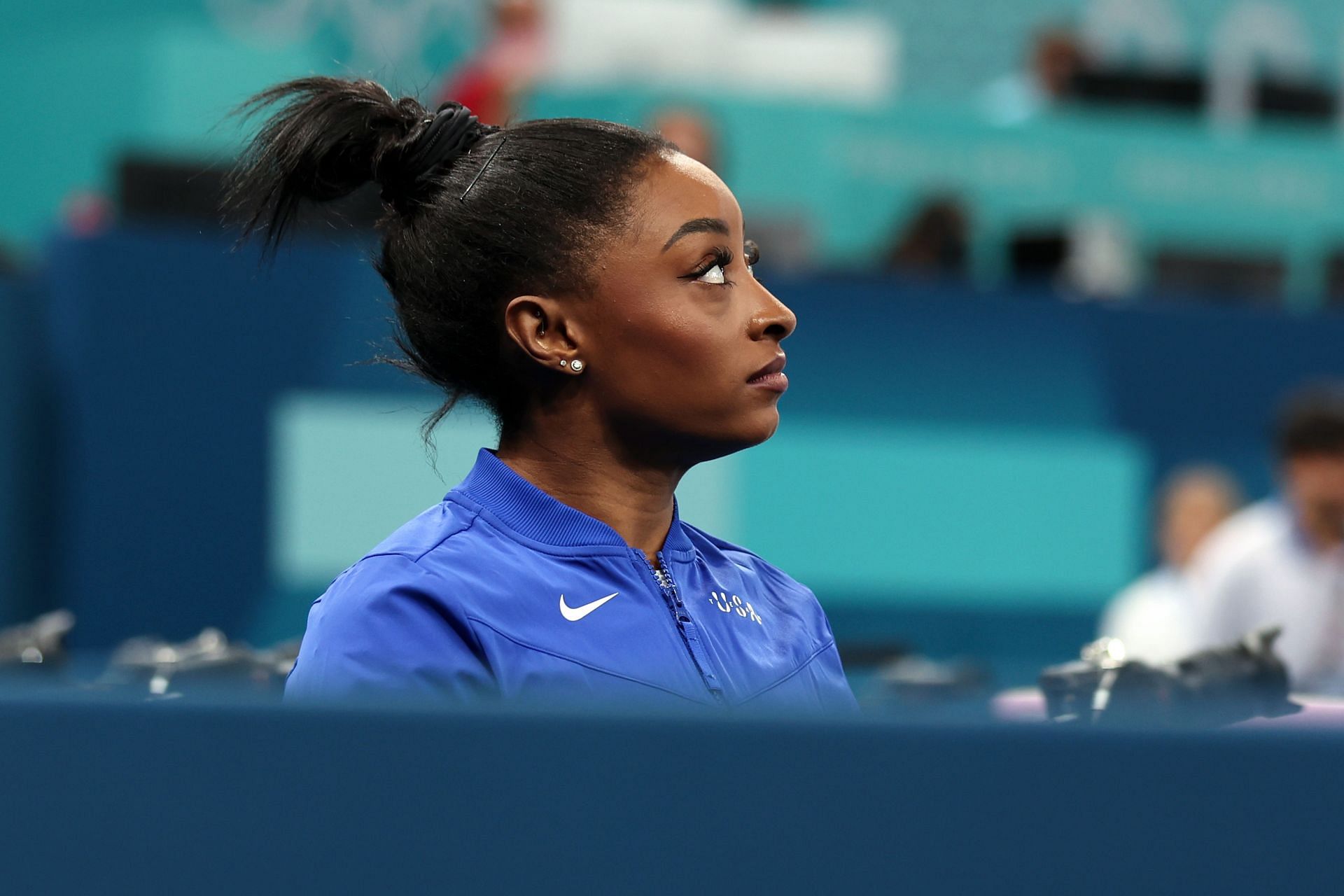 Simone Biles during the Artistic Gymnastics - Olympic Games Paris 2024: Day 10 - Source: Getty