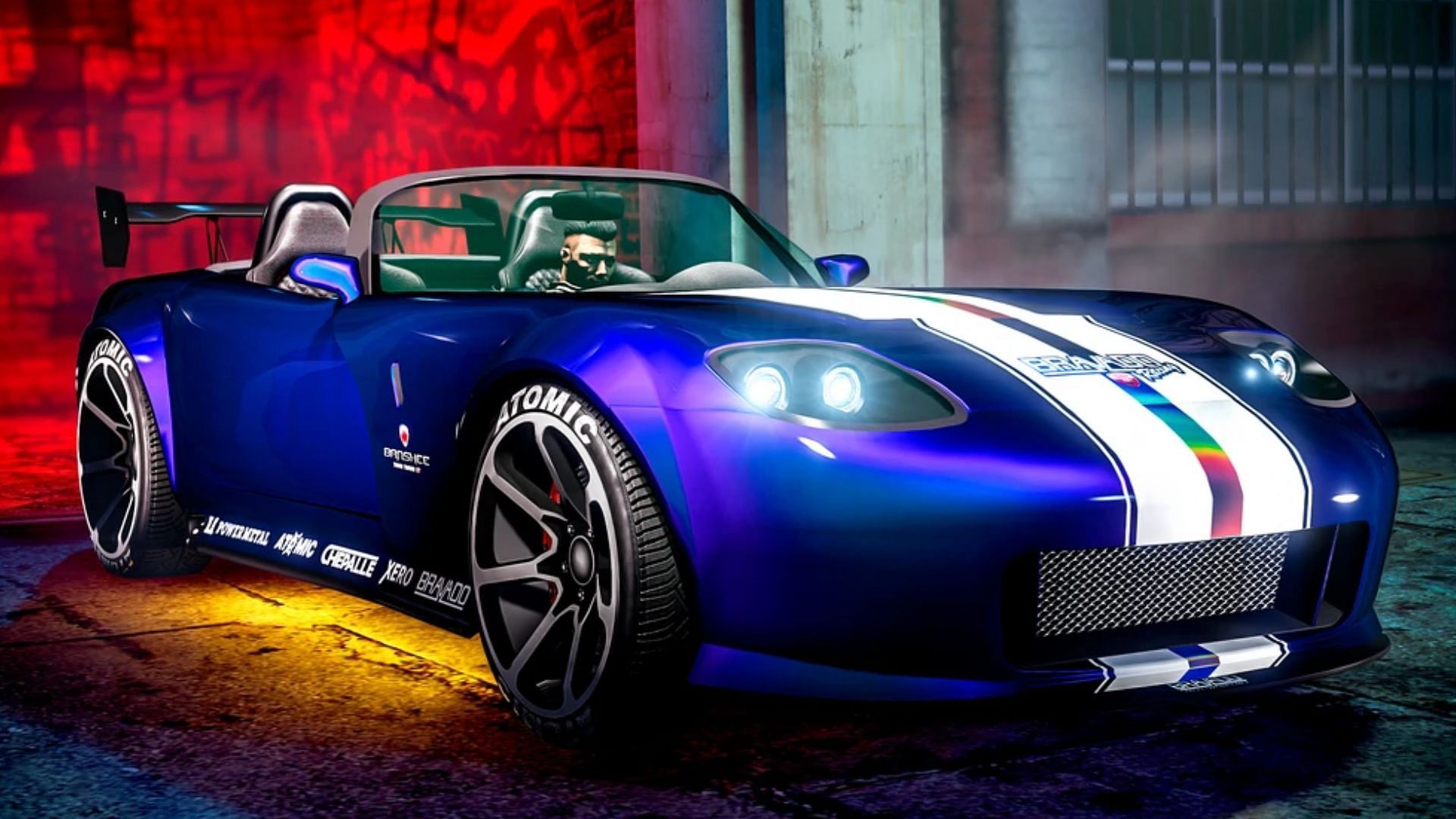 An HSW upgraded Bravado Banshee in Grand Theft Auto 5 Online (Image via Rockstar Games)