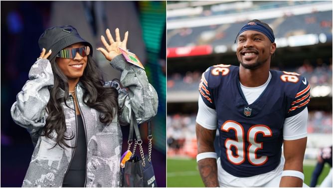[WATCH] Simone Biles enters NFL arena to cheer on husband Jonathan Owens' debut with Chicago Bears after victorious campaign at Paris Olympics