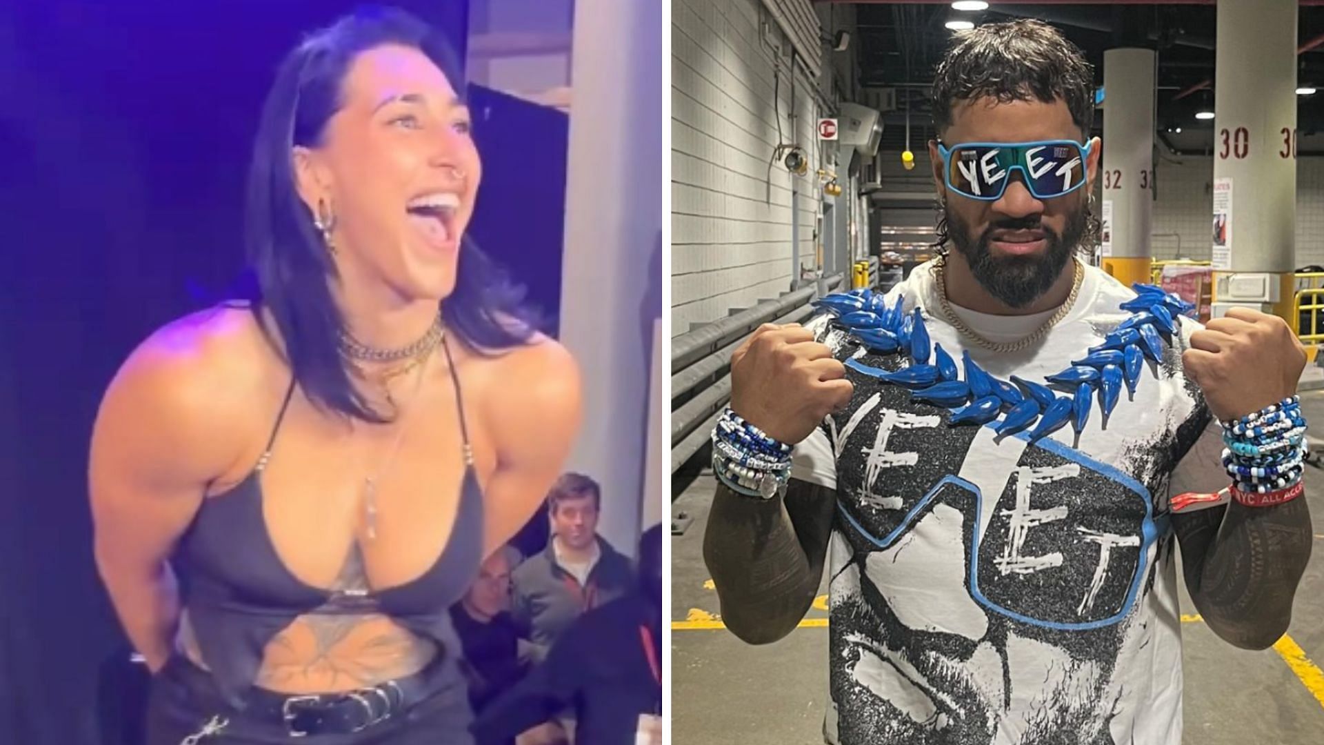 WWE has been teasing a love angle between Rhea Ripley and Jey Uso [Image credits: stars