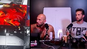 Tristan and Andrew Tate end Rumble stream after Romanian police show up at their house hours after they were released