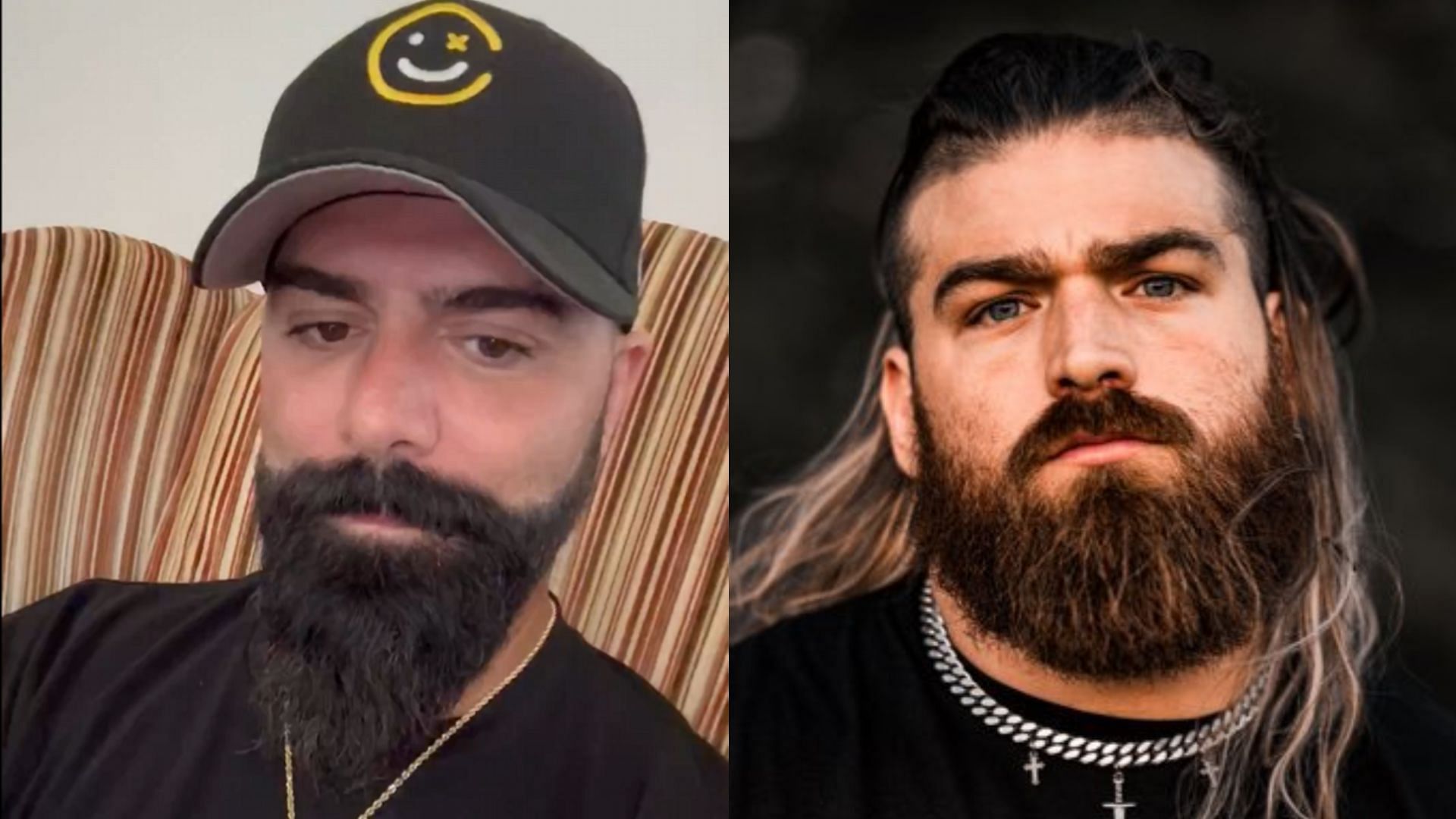 Keemstar spoke out against Jake the Viking for defending his alleged brother-in-law (Image via KEEMSTAR and jake_theviking)