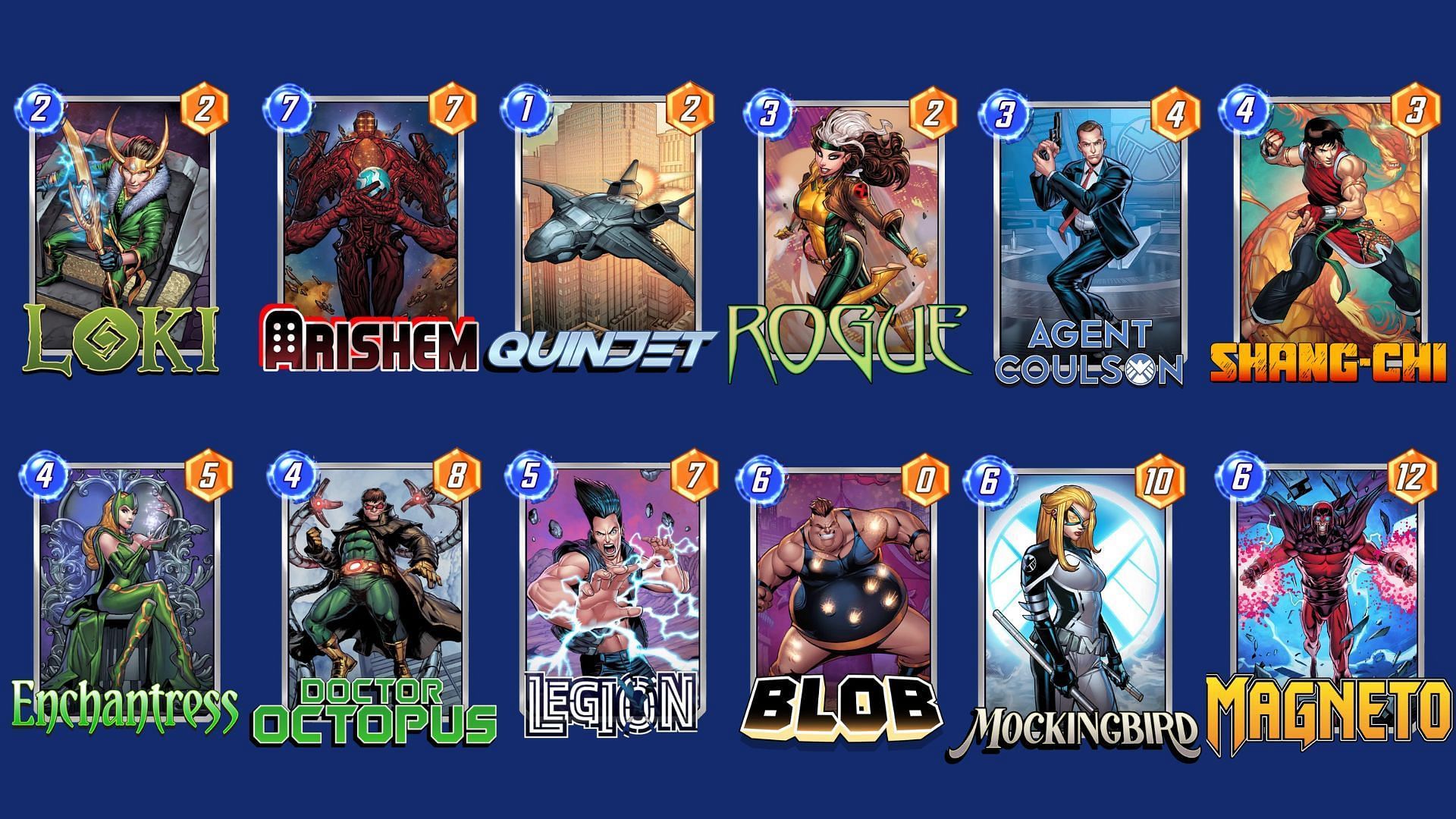 The Arishem deck with Loki in Marvel Snap (Image via Nuverse)