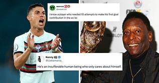 “Most shameless athlete in history”, “An insufferable human being” - Fans react as Cristiano Ronaldo appears to aim dig at Pele in new interview