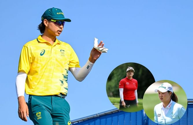 LPGA stars Minjee Lee and Hannah Green arrive at Olympics golf men’s final as fans root for Min Woo Lee in national colors