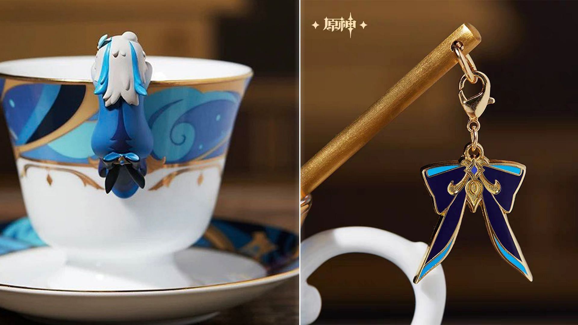 The dish and spoon with the hanging bow ornament are Neuvillette-themed as well (Image via HoYoverse)