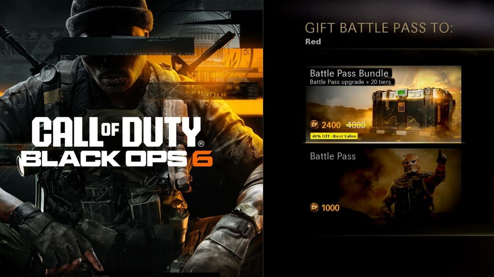 Gift bundle feature is expected to be in Black Ops 6 (Image via Activision)