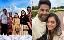 "Biwi pahad dekhri hai" - Suryakumar Yadav enjoys vacation in London with family