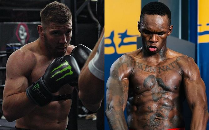 Dricus du Plessis addresses Israel Adesanya getting emotional at UFC 305 presser: "I think I might be the problem"