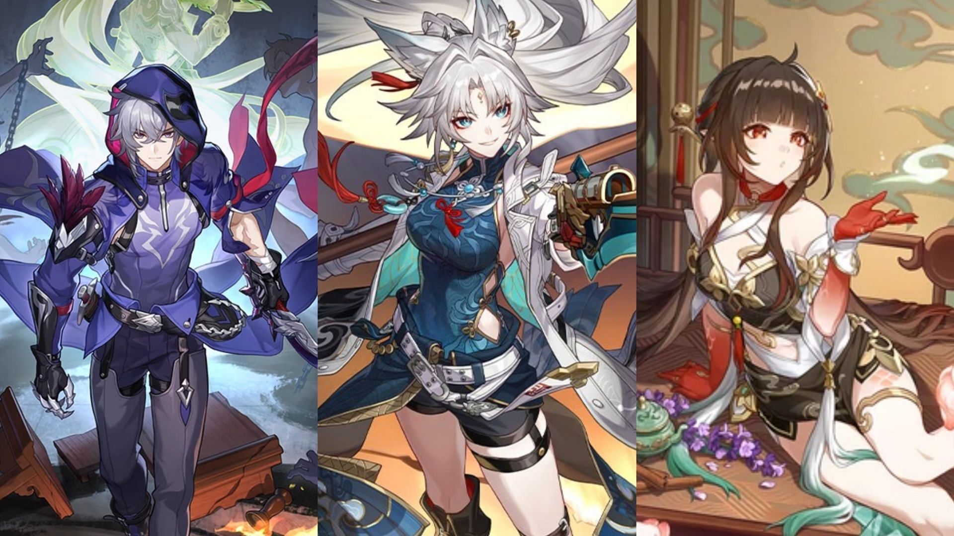 Moze, Feixiao, and Lingsha (Image via HoYoverse)