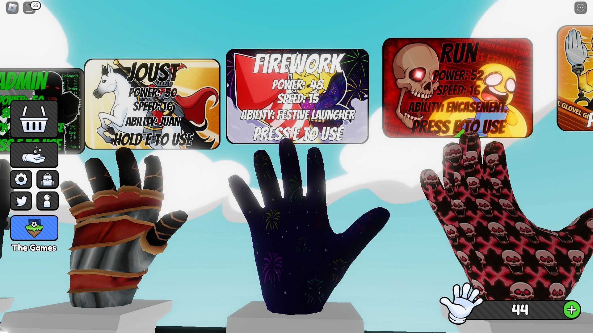 The Firework Glove (Image via Roblox)