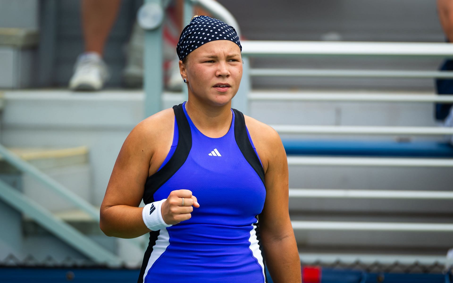 Diana Shnaider at the 2024 US Open (Getty)