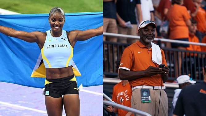 Who is Julien Alfred's coach Edrick Floreal? All about the former Olympian who helped the 23-year-old win Saint Lucia's first-ever Olympics medal