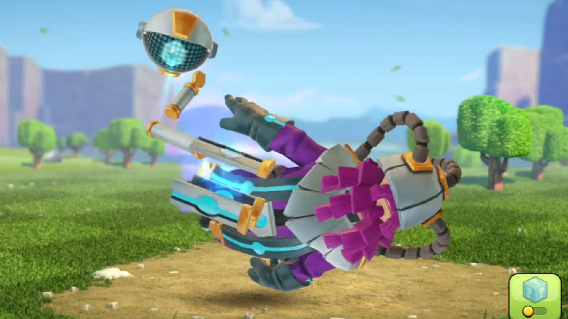 Grand Warden floating in the air (Image via Supercell)