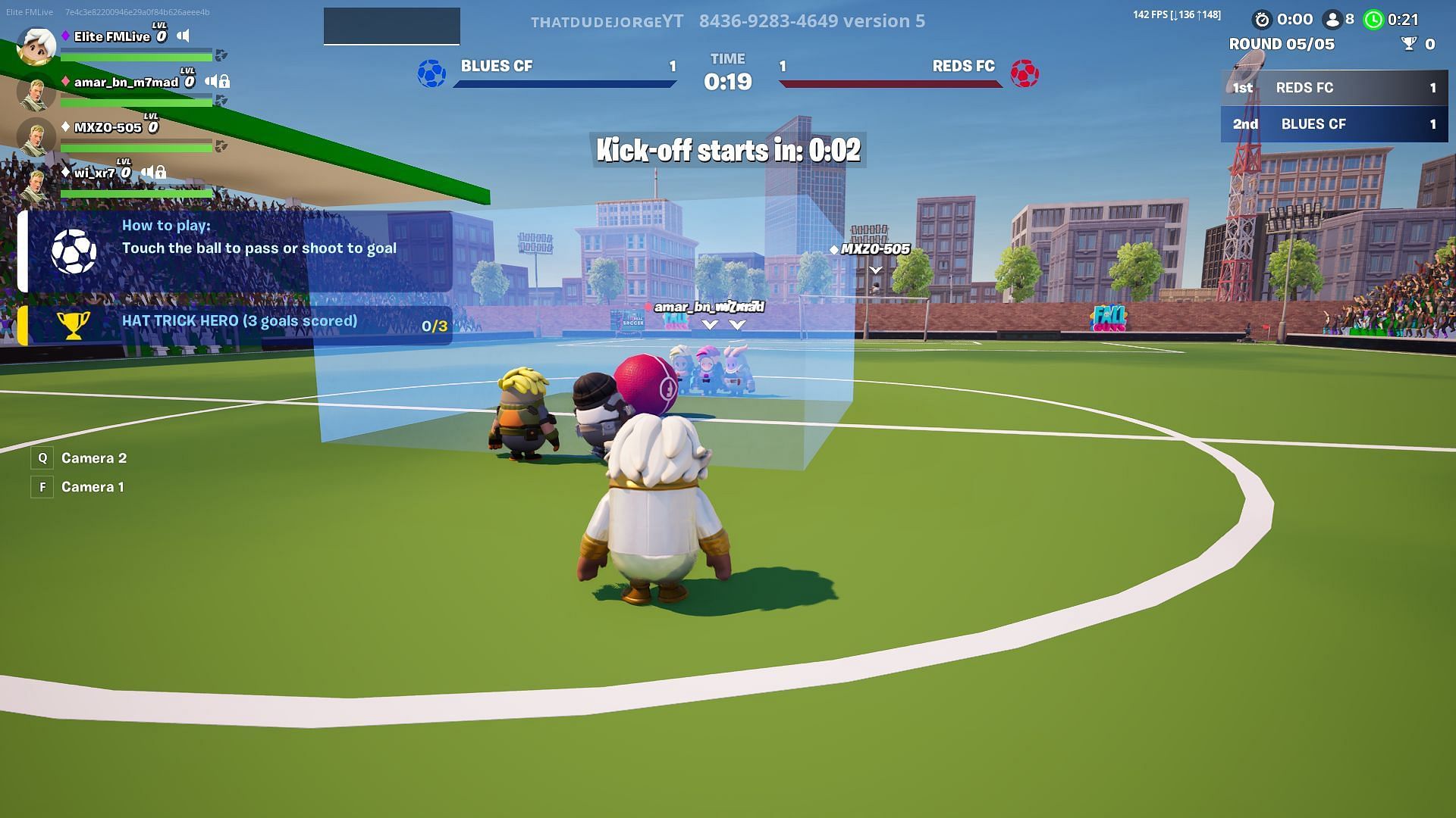 Capture the ball and run towards to goalpost and score the most goals (Image via Epic Games)