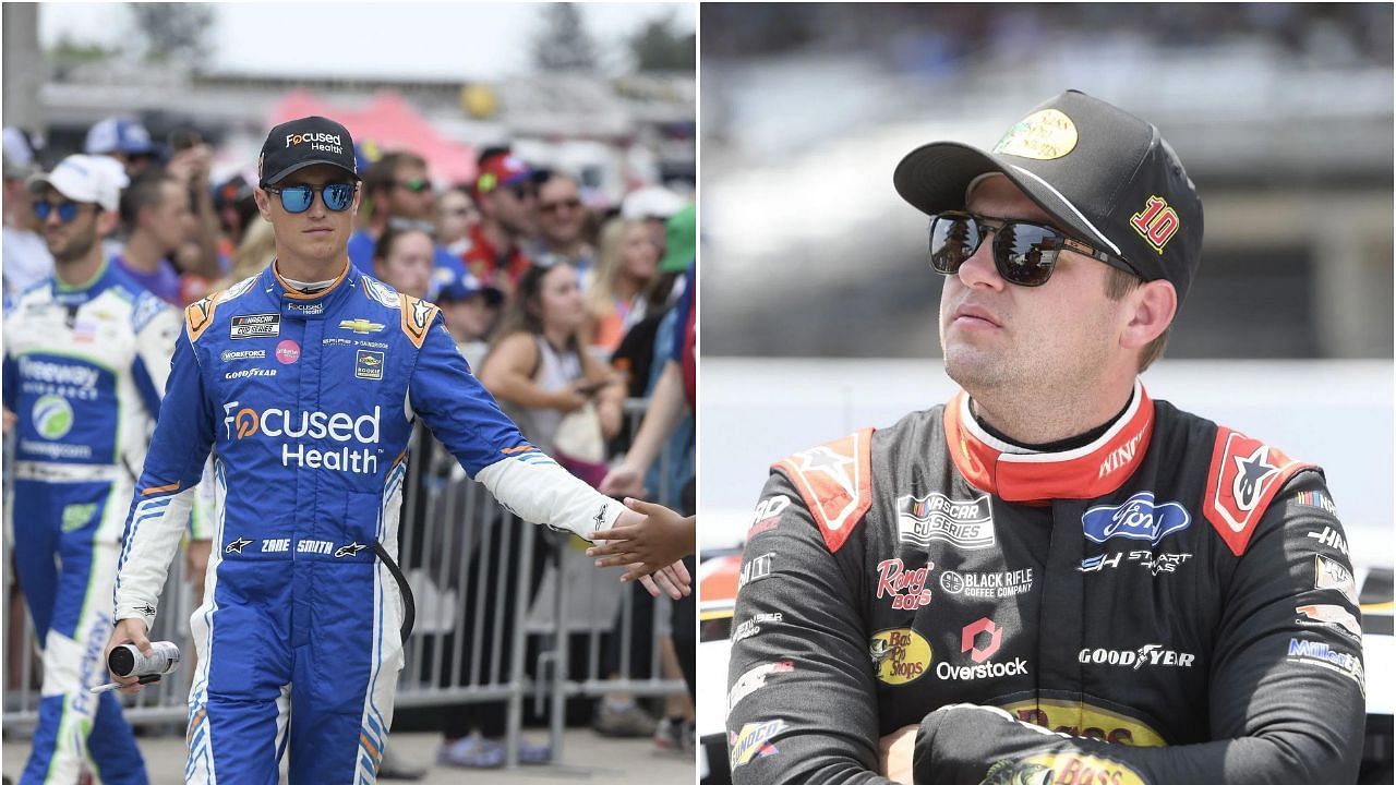 Zane Smith and Noah Gragson. Credit: Getty Images