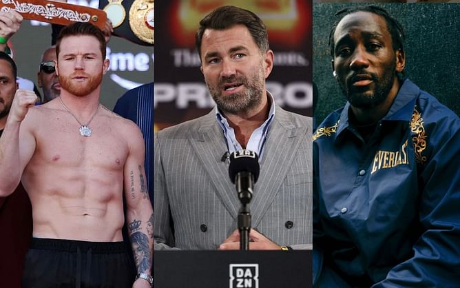 Eddie Hearn wildly claims that Terence Crawford won’t fight again unless he secures mega-fight with Canelo Alvarez: “He’s comfortable, isn’t he?"
