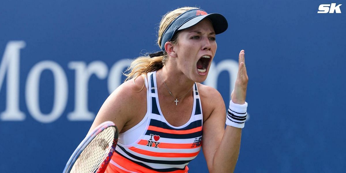 Danielle Collins hits back at hecklers in a tense moment at Monterrey (Source: Getty)