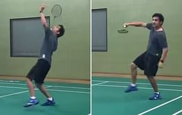 "Smash your fears!" - Gautam Gambhir plays badminton after completion of India's Sri Lanka tour