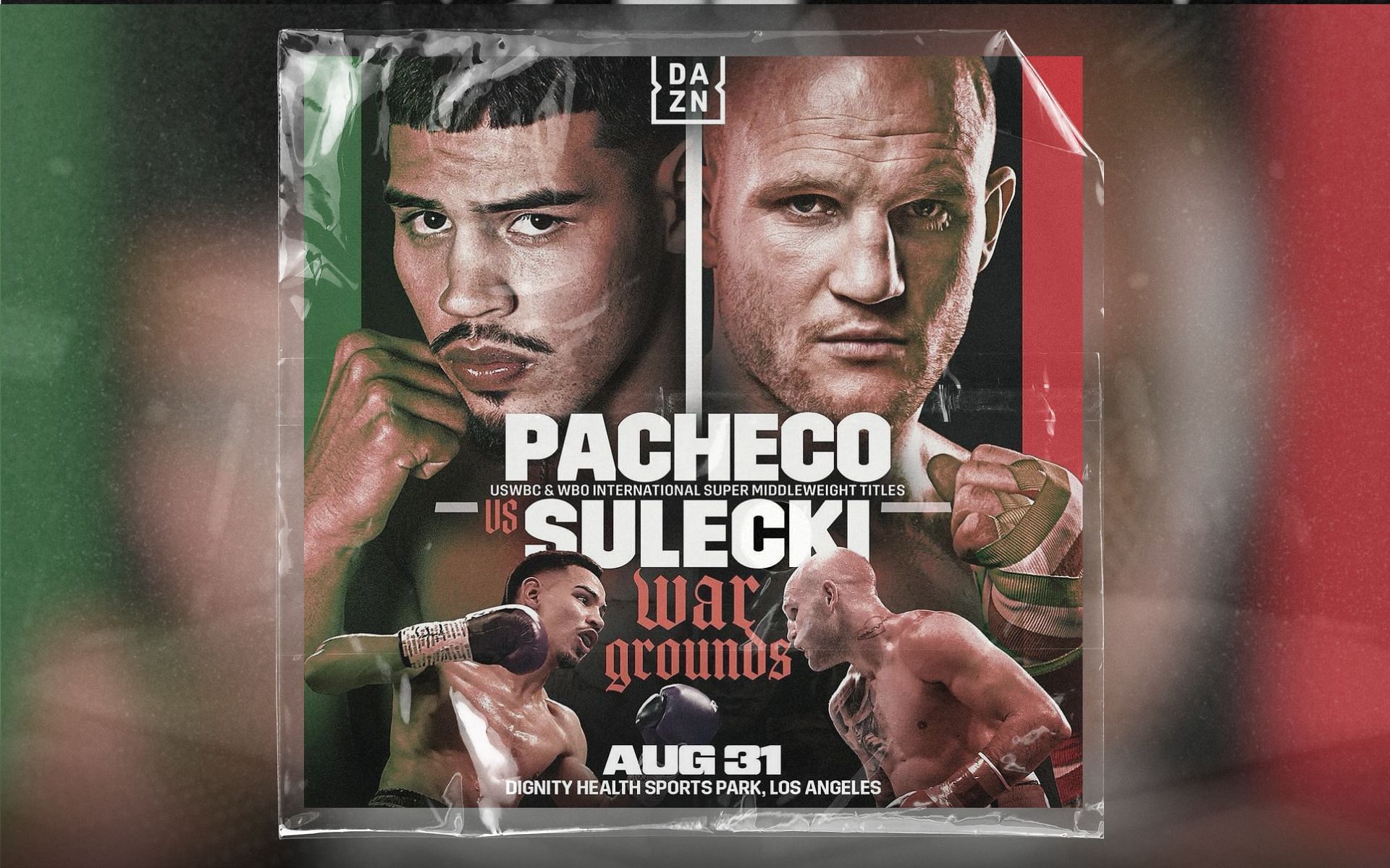 Diego Pacheco vs Maciej Sulecki fight card details. [Image courtesy: @realdiegopacheco  via Instagram]