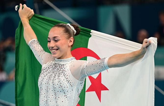 Who is gold medalist Kaylia Nemour? Everything about the French-born gymnast who won Africa's first gymnastics medal at Paris Olympics
