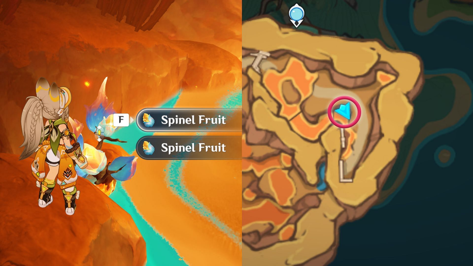 Spinel Fruit Location #2 (Image via HoYoverse)