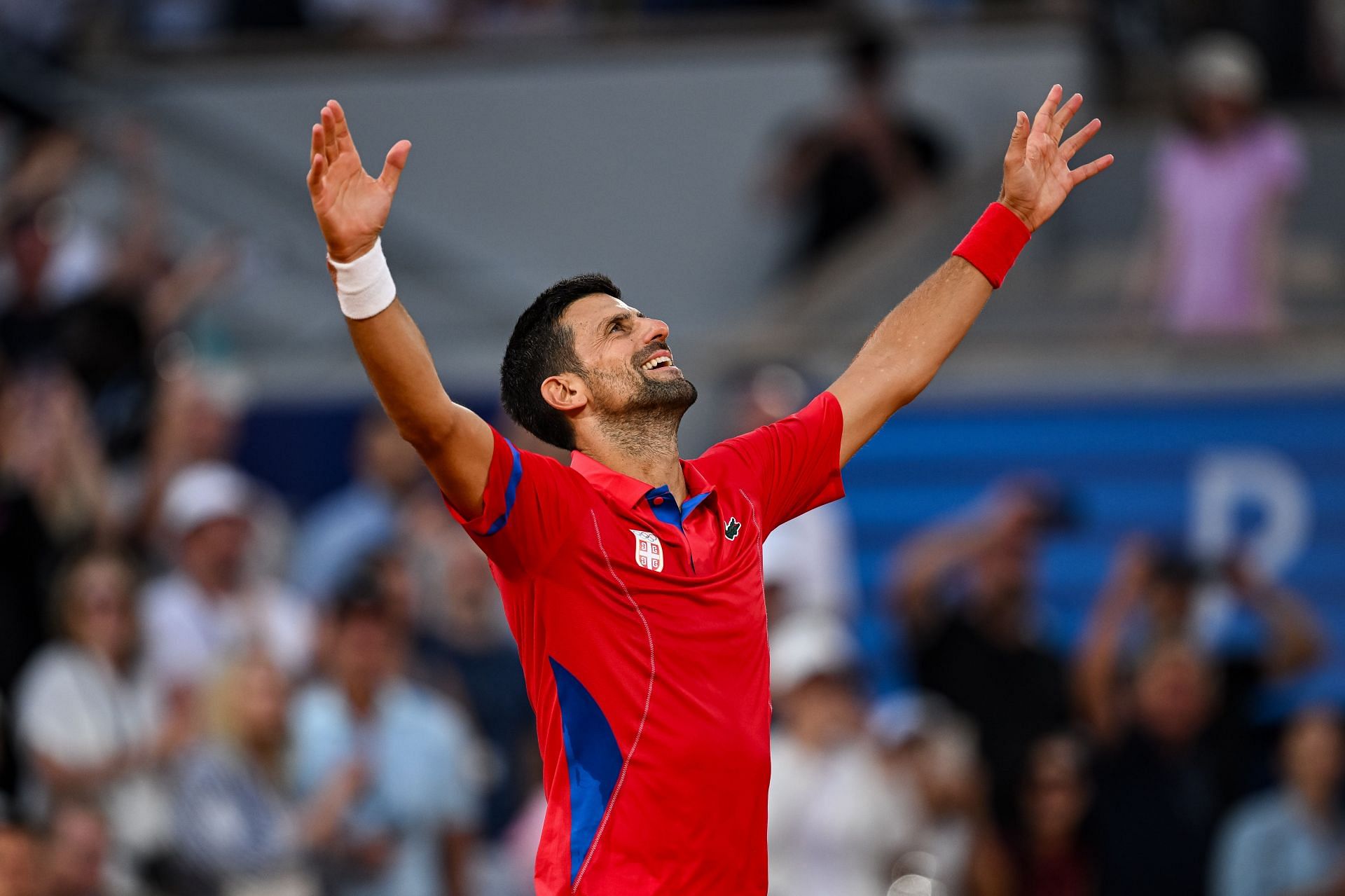 Novak Djokovic at the 2024 Paris Olympics (Picture: Getty)