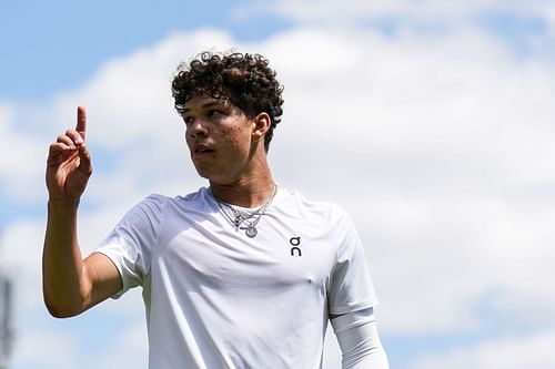 Ben Shelton at Wimbledon 2024. (Photo: Getty)