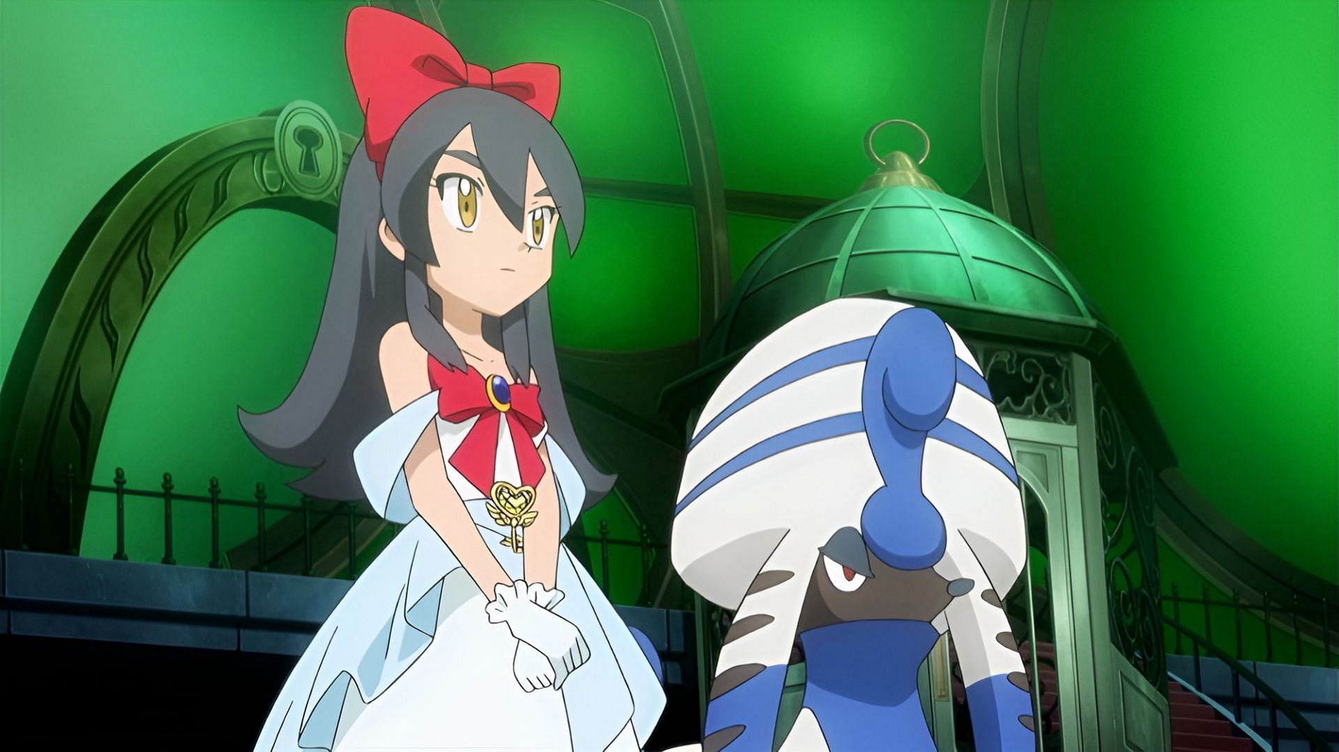 Alouette and Pharaoh Trim Furfrou in the Pokemon anime (Image via The Pokemon Company)