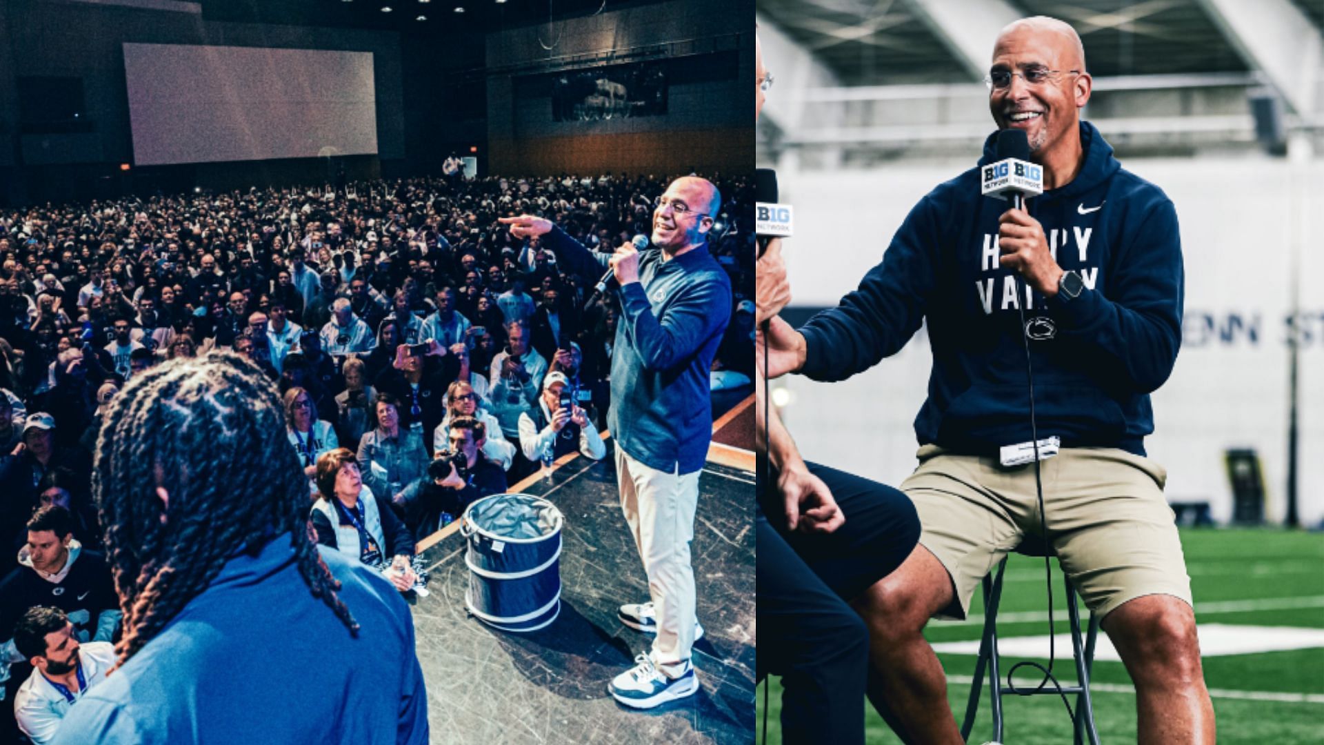 James Franklin and Penn State extended an offer to Kai Pritchard (Images via Twitter/Penn State Football)