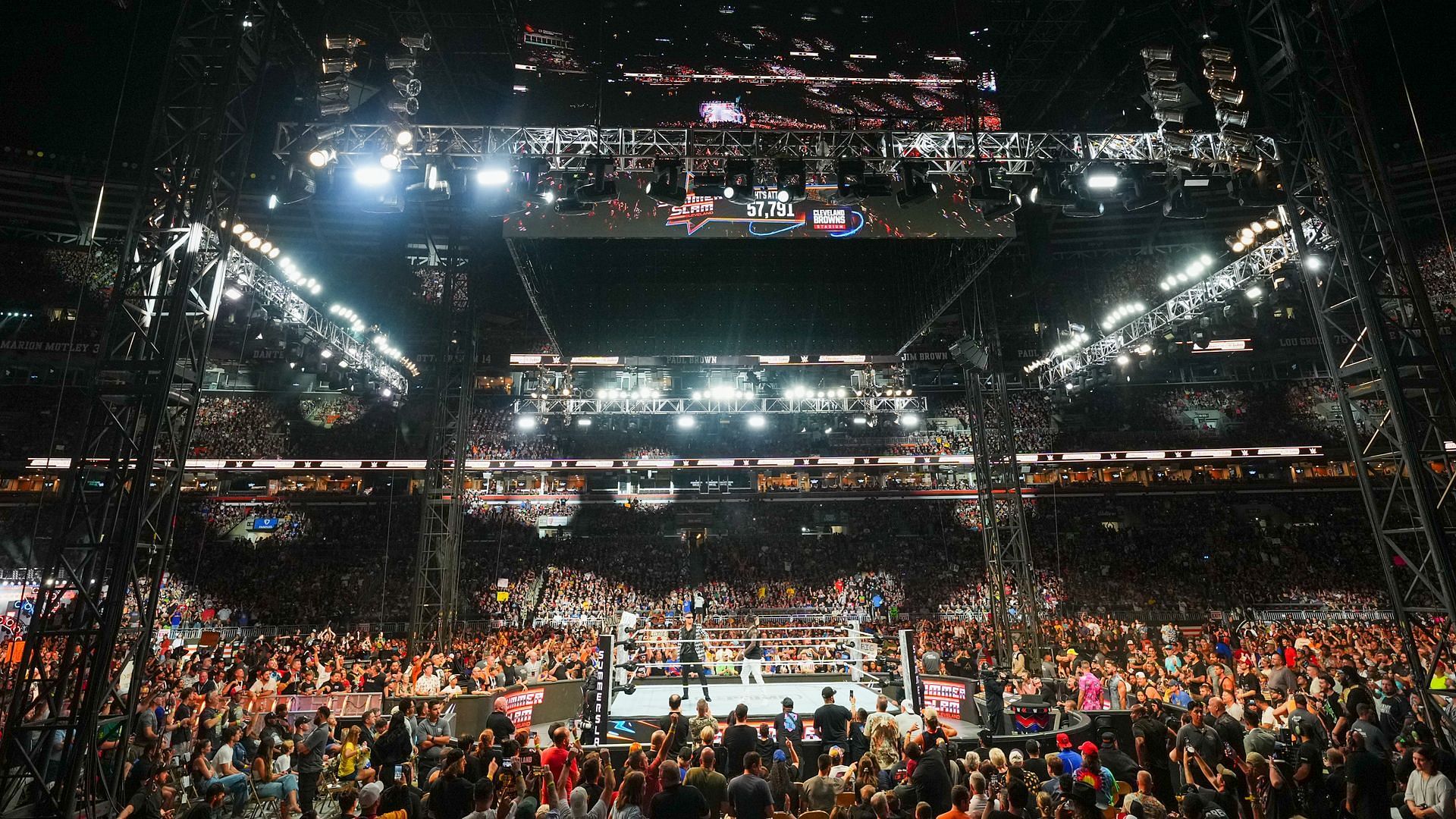 The WWE Universe packs Cleveland Browns Stadium for SummerSlam 2024