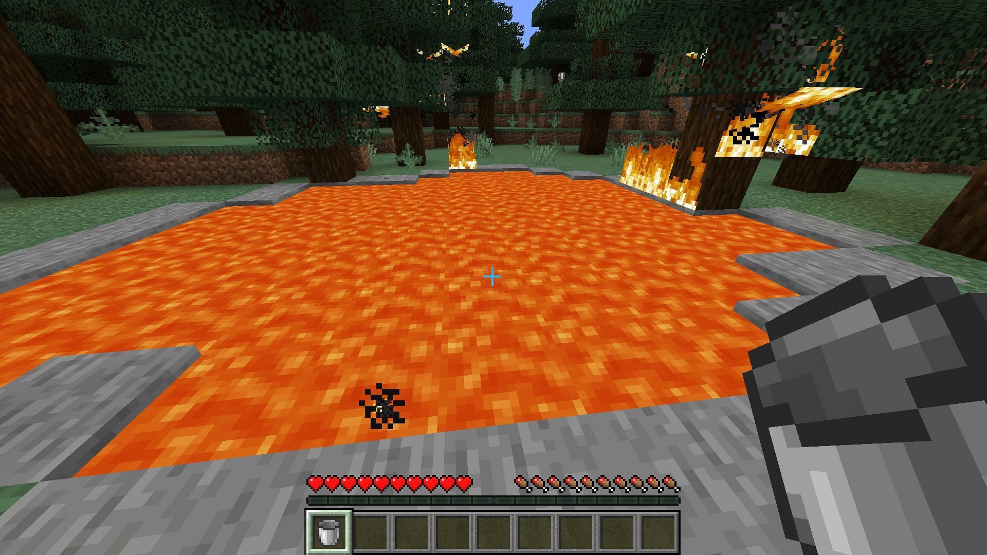 Buckets are one of the best multi-use items in Minecraft (Image via Mojang Studios)