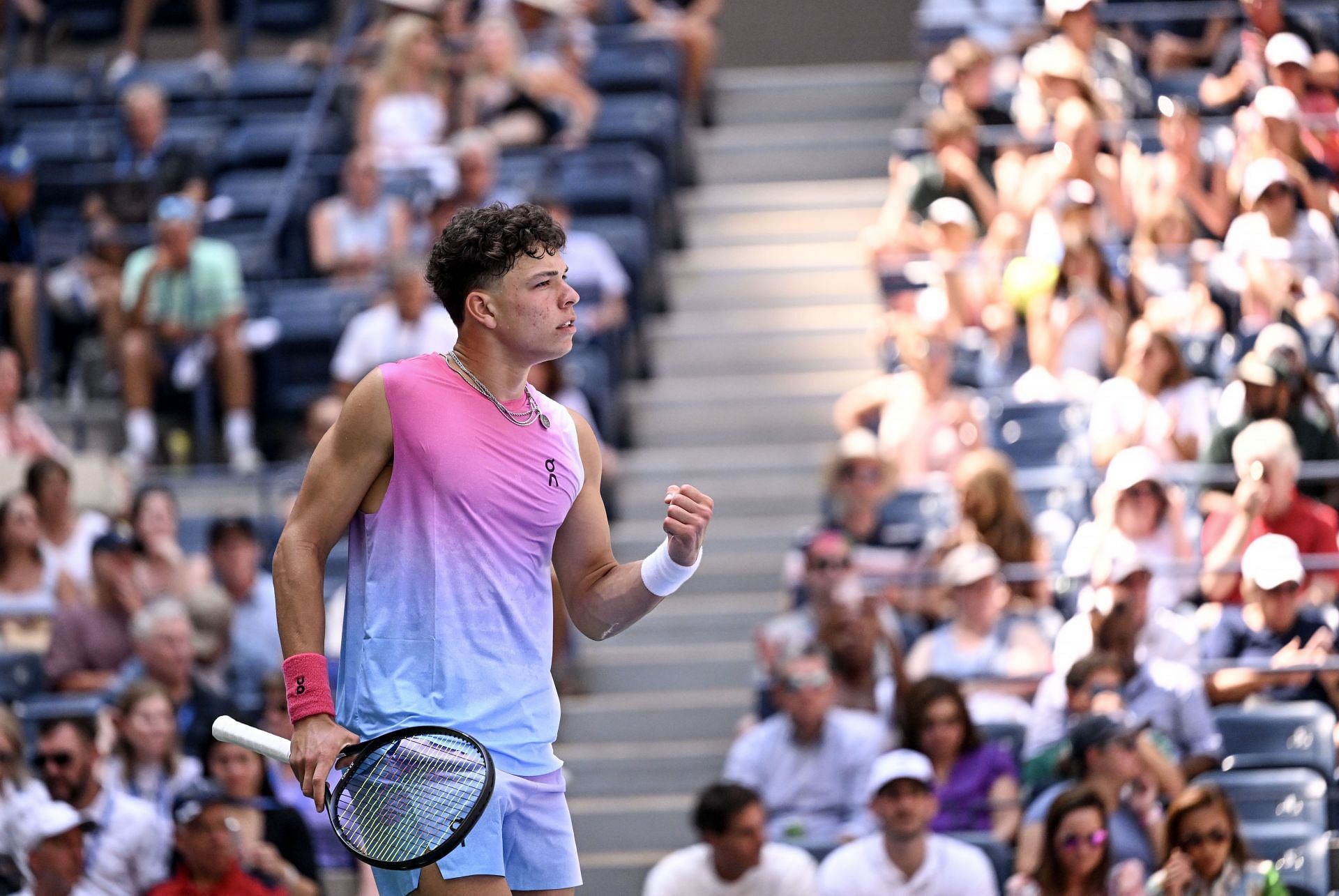 Ben Shelton at the US Open 2024. (Image: Getty)