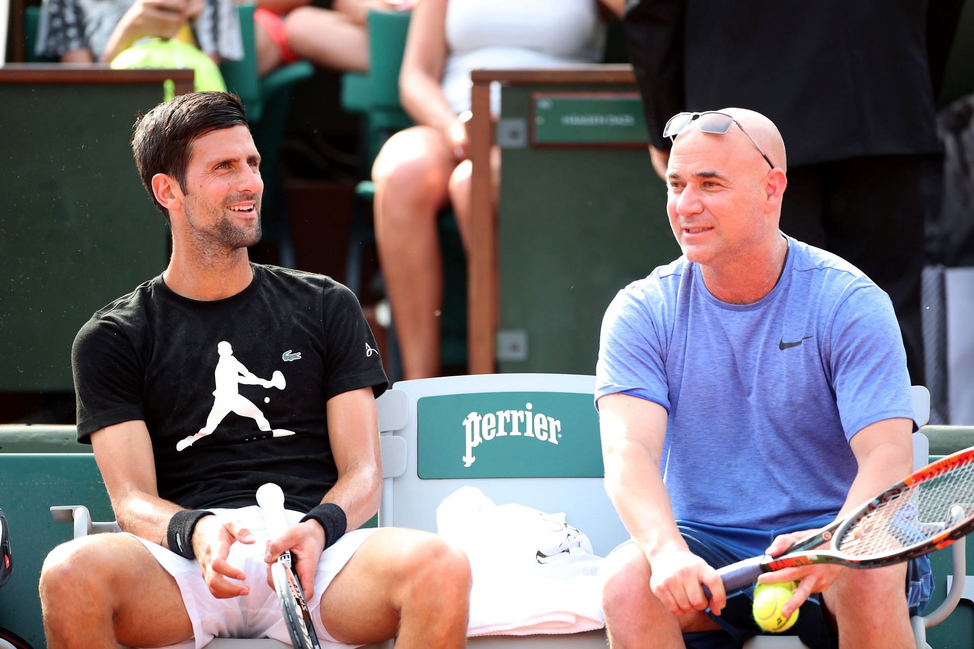 Andre Agassi &amp; Novak Djokovic