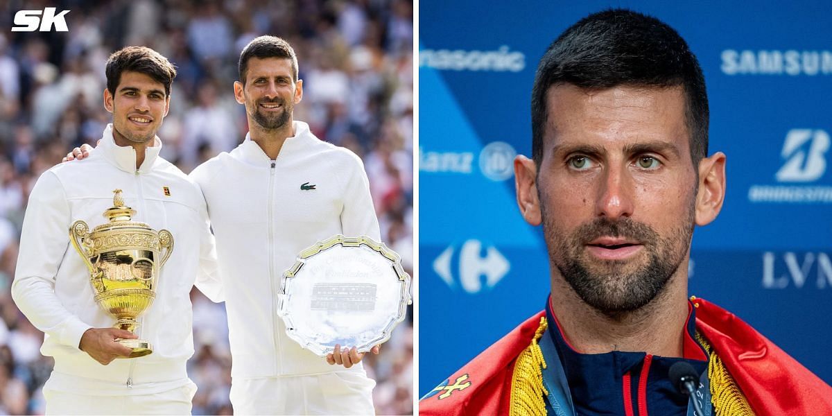 "Carlos Alcaraz kicked my a**" Novak Djokovic credits Wimbledon 2024