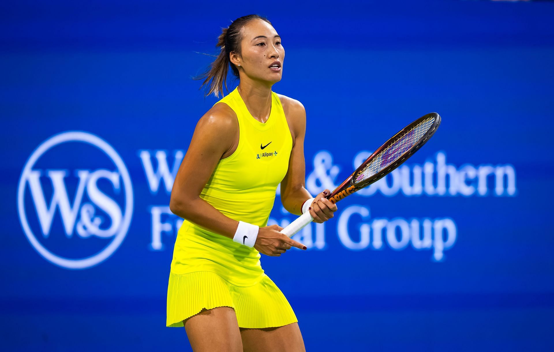 Zheng Qinwen at the Cincinnati Open 2024. (Image: Getty)