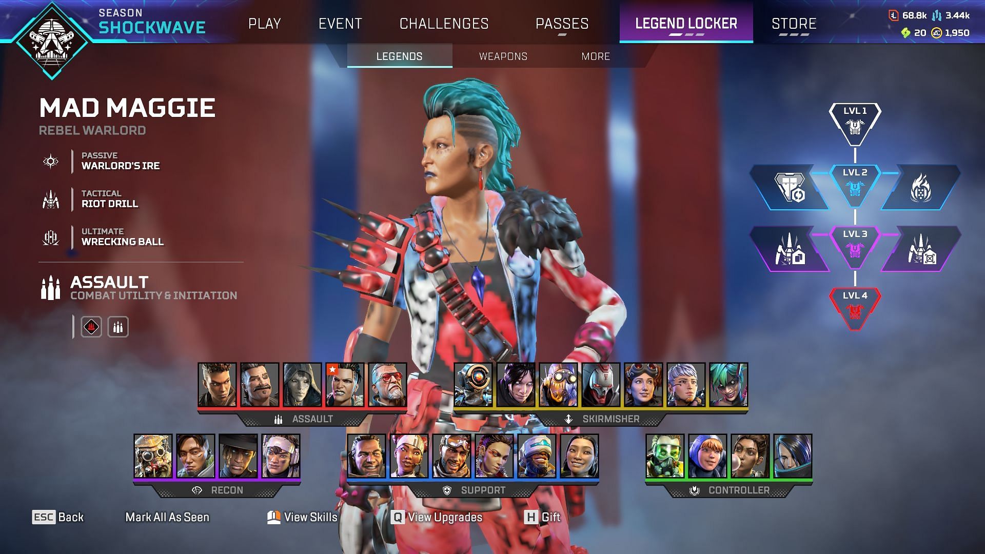 Mad Maggie is a great duo with Conduit in Apex Legends (Image via EA)