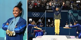 "I know and see the hard work they put in"- Simone Biles opens up on her support for Rebeca Andrade after she won the gold medal at Paris Olympics