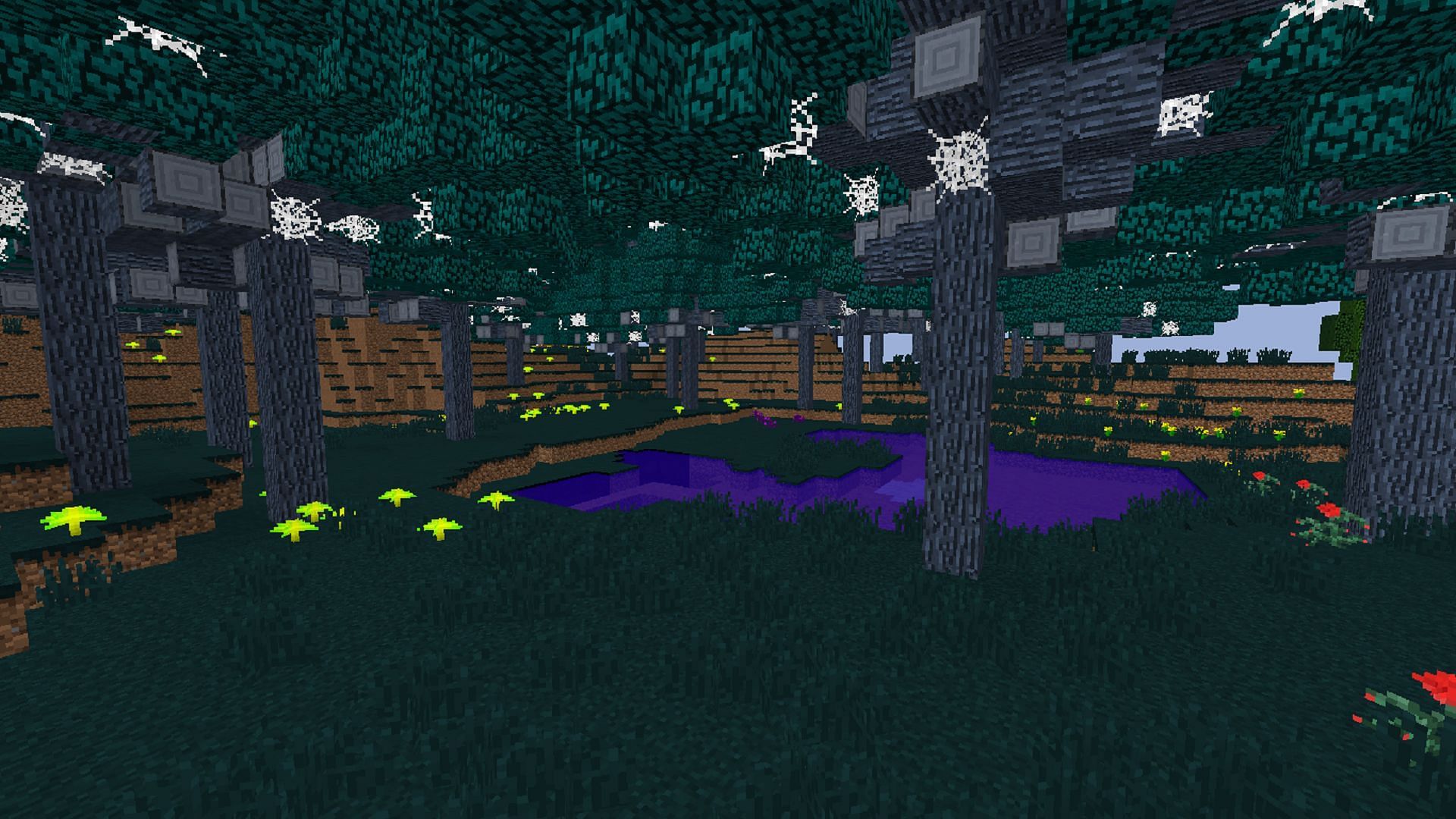 This parasite Minecraft mod introduces a new dimension (Image via Luck4ssdv/CurseForge)