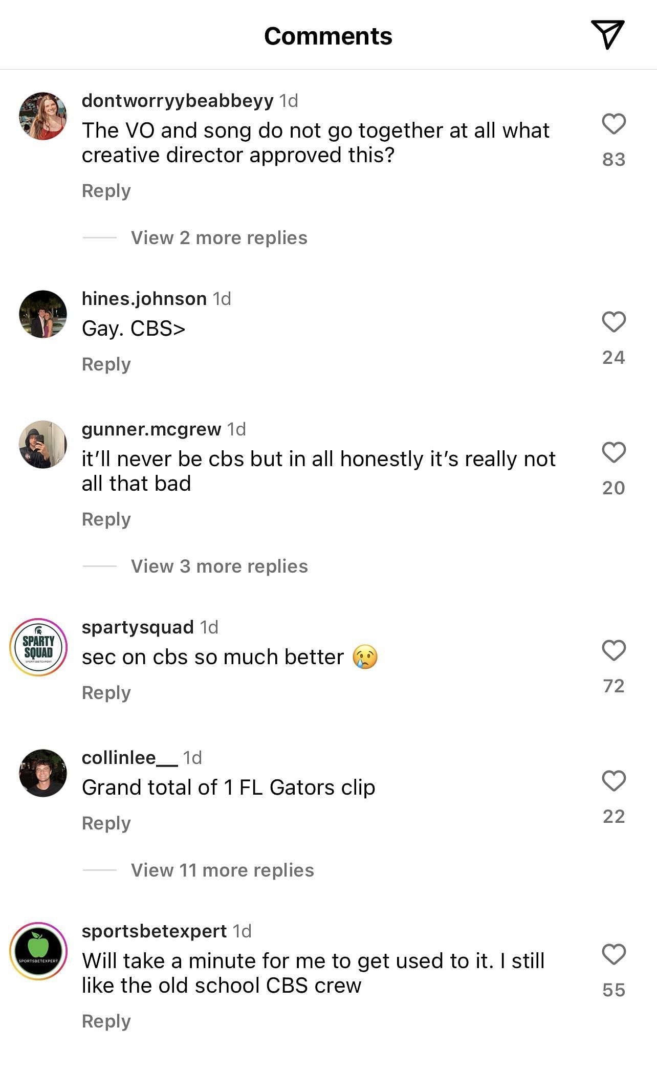 Instagram Comments