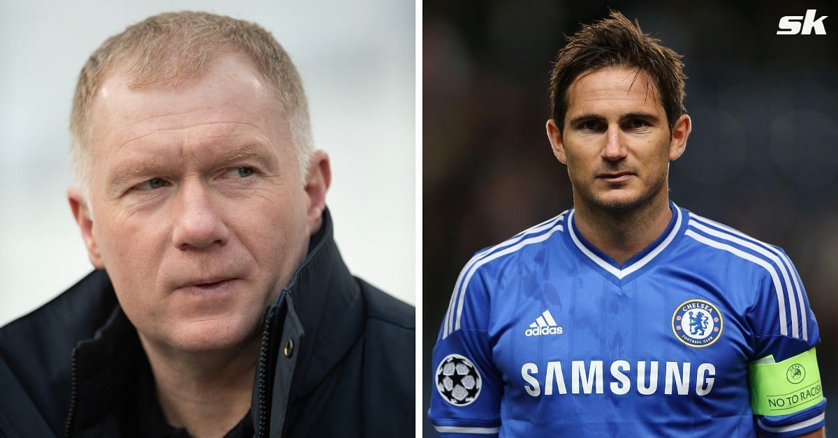 Paul Scholes (left) and Frank Lampard (right) 