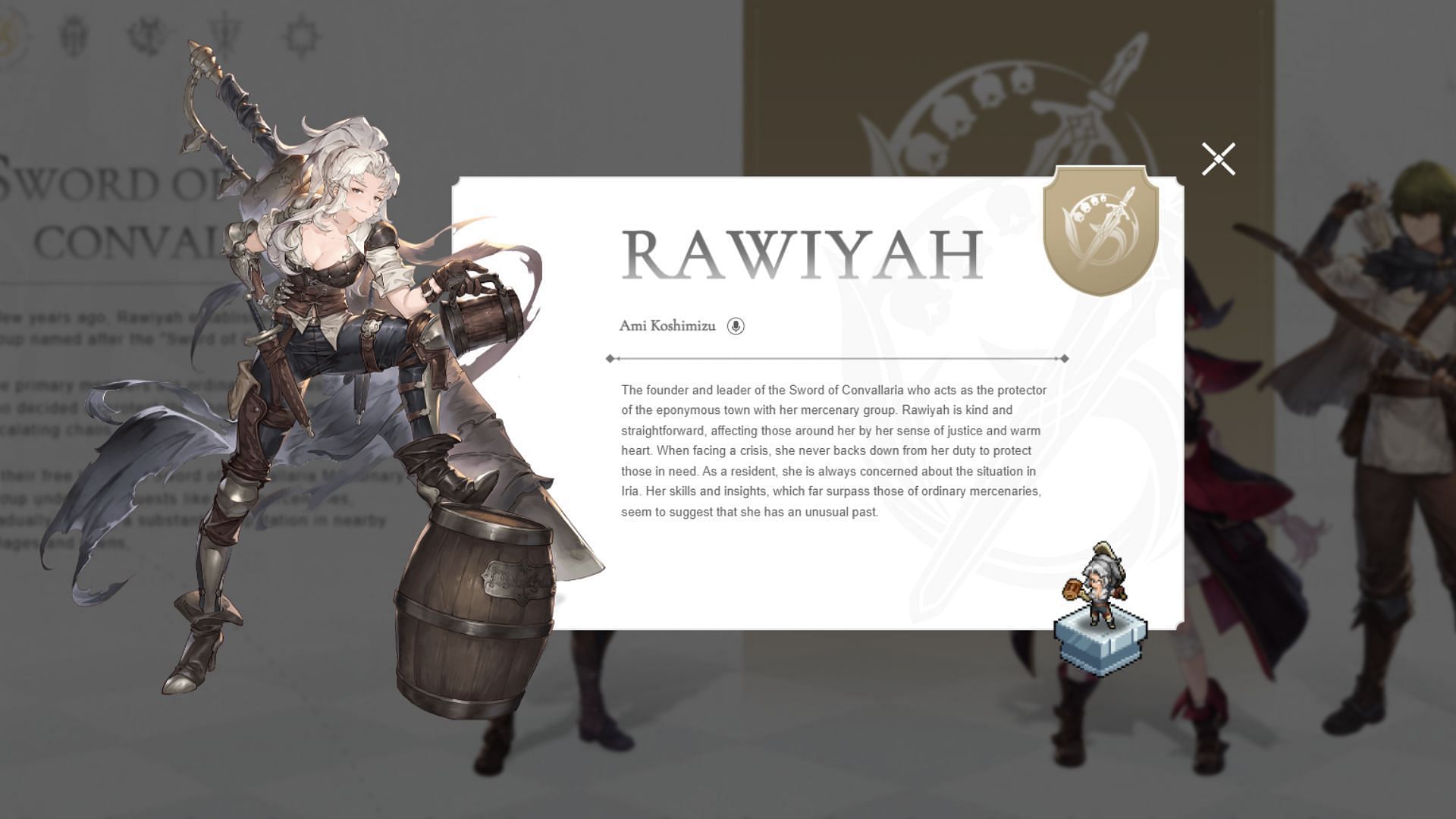 Rawiyah in Sword of Convallaria (Image via XD Entertainment)