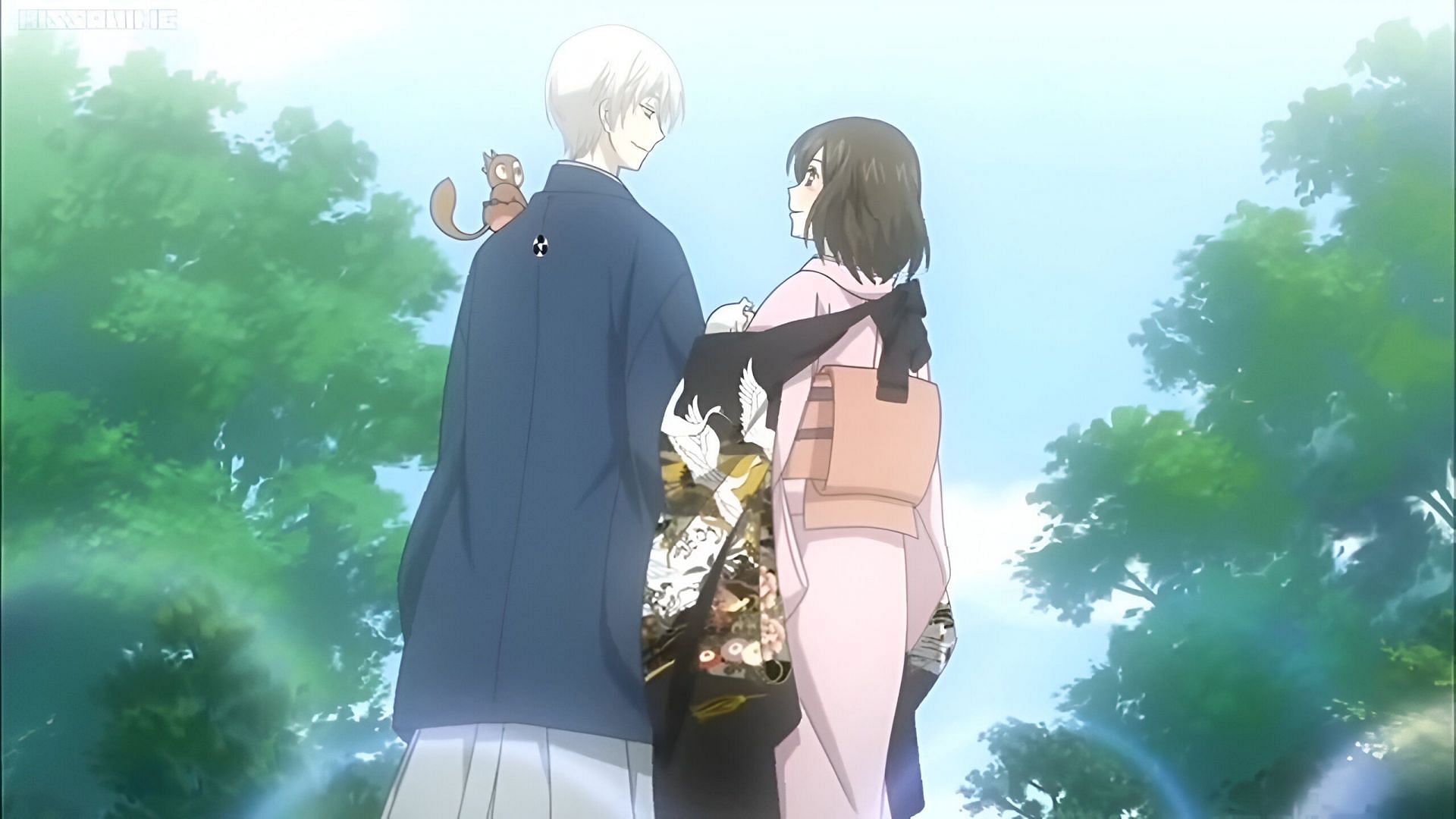 Tomoe and Nanami as seen in the Kamisama Kiss OVA (Image via TMS Entertainment)