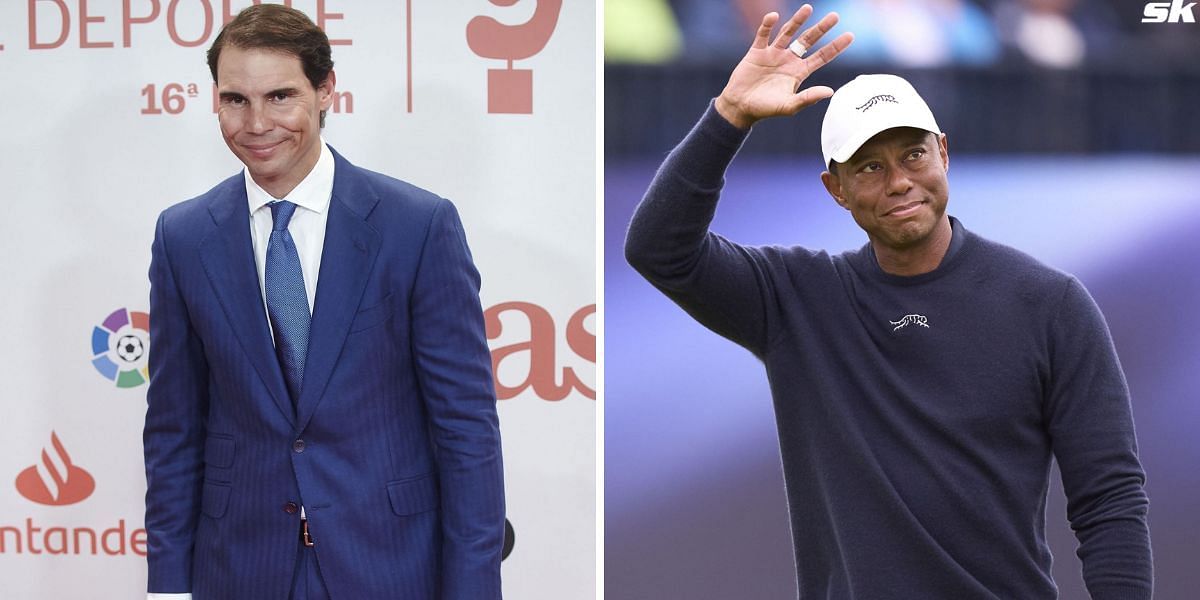 Rafael Nadal revisits Tiger Woods winning 2018 Tour Championships (Images: Getty)