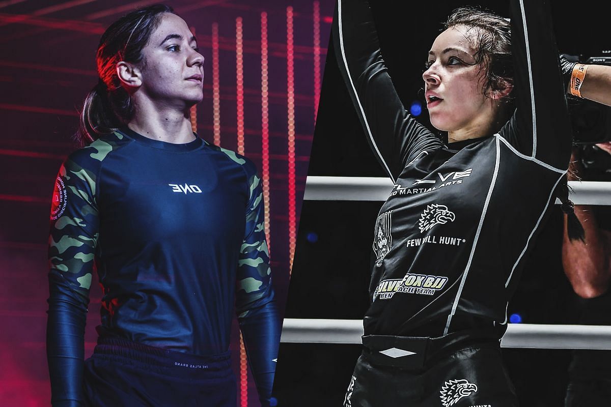 Mayssa Bastos (L) and Danielle Kelly (R) | Image by ONE Championship