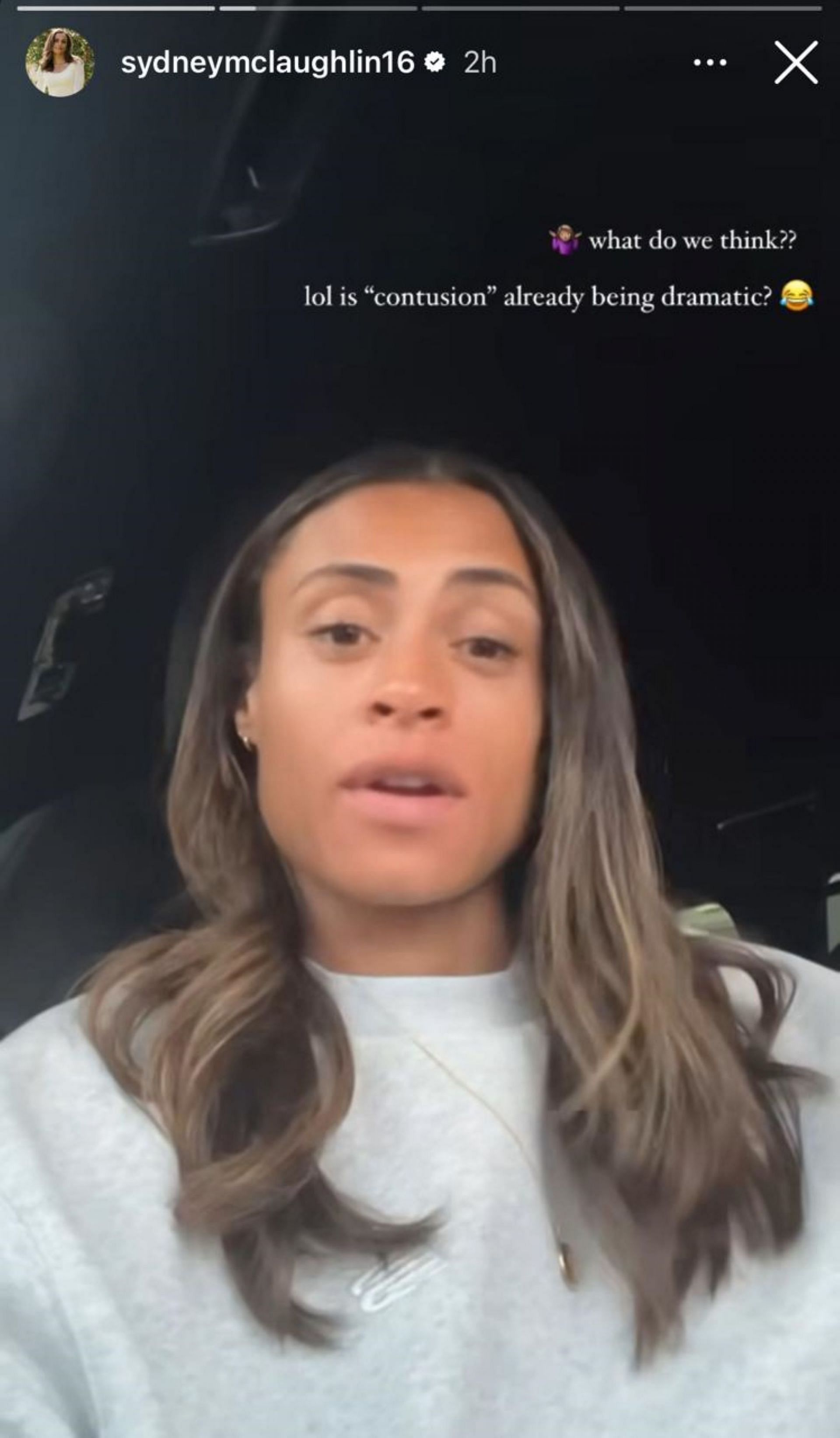 Sydney McLaughlin-Levrone injury update; Instagram - @sydneymclaughlin16