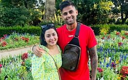 "MADNESS top level" - Suryakumar Yadav celebrates Raksha Bandhan with his sister Dinal