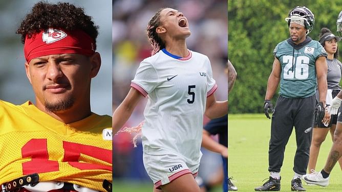 Patrick Mahomes, Saquon Barkley go wild as Trinity Rodman nails extra-time winner vs Japan