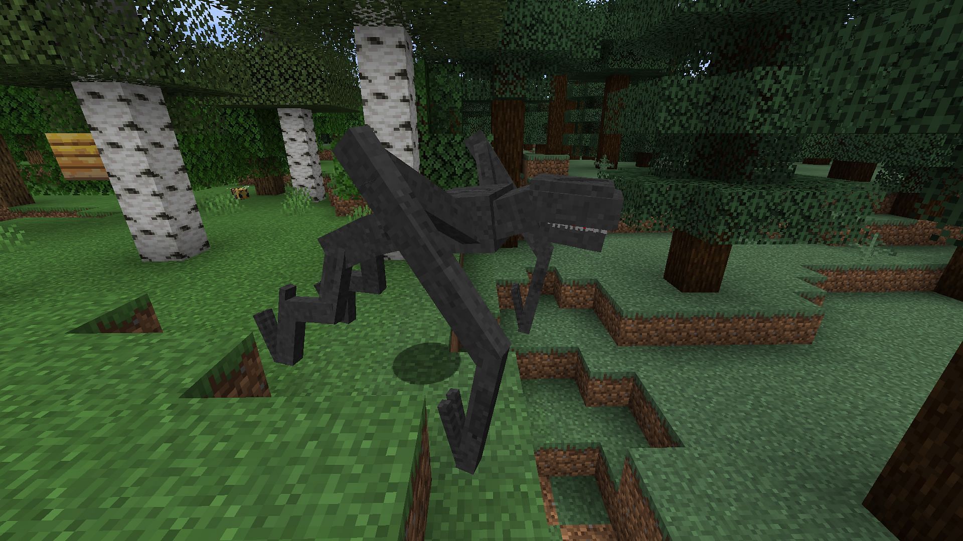 A death angel wandering through the wilderness (Image via Mojang)