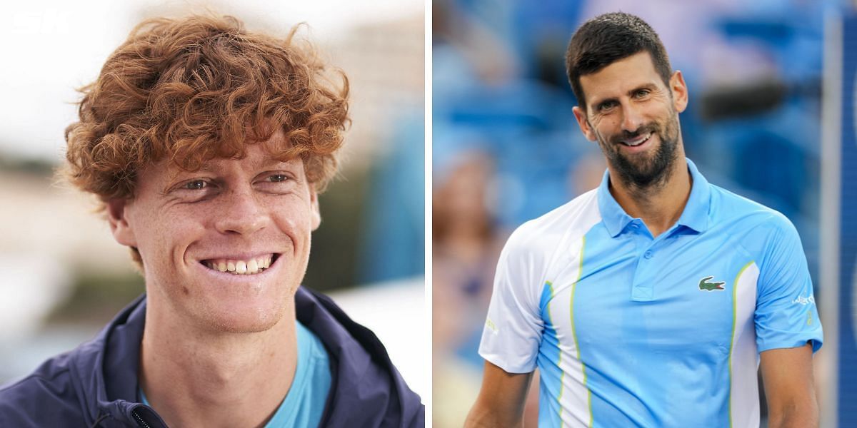 Jannik Sinner and Novak Djokovic to headline a pickleball event (Images:Getty)